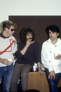 Musikvideo-Dreharbeiten mit Barclay James Harvest in London