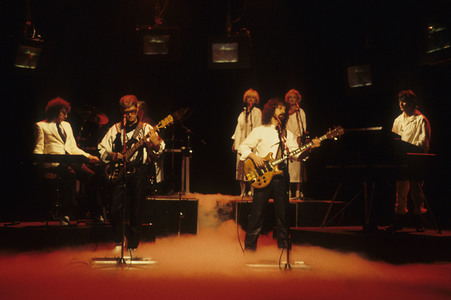 Musikvideo-Dreharbeiten mit Barclay James Harvest in London