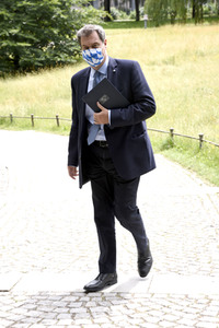 Pressekonferenz zur Bewältigung der Corona-Pandemie in München