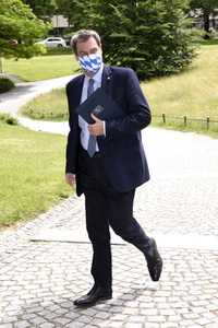 Pressekonferenz zur Bewältigung der Corona-Pandemie in München