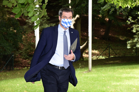 Pressekonferenz zur Bewältigung der Corona-Pandemie in München