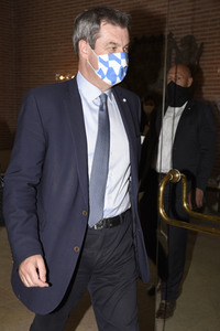 Pressekonferenz zur Bewältigung der Corona-Pandemie in München