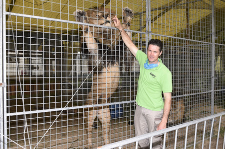Presserundgang auf der Circus Krone-Farm in Weßling