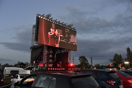 Autokino Live Konzert von Sido in Schönefeld