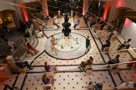 Anja Gockel Fashionshow Summer 2021 'Asuka' in Berlin