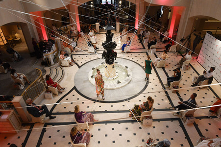 Anja Gockel Fashionshow Summer 2021 'Asuka' in Berlin