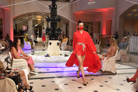 Anja Gockel Fashionshow Summer 2021 'Asuka' in Berlin