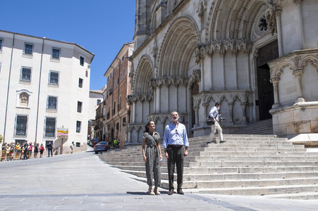 Die spanischen Royals in Cuenca