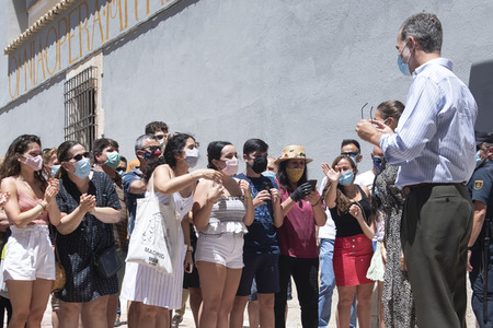 Die spanischen Royals in Cuenca