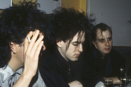 Pressetermin mit The Cure in London