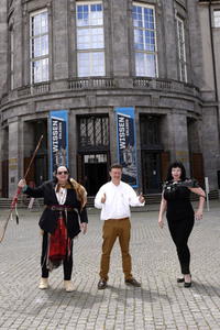 Pressetermin mit Willy Michl in München