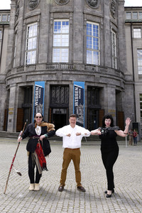 Pressetermin mit Willy Michl in München