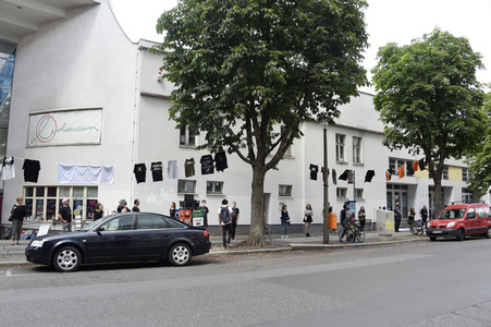 Demonstration zur Rettung des Kinos Colosseum in Berlin