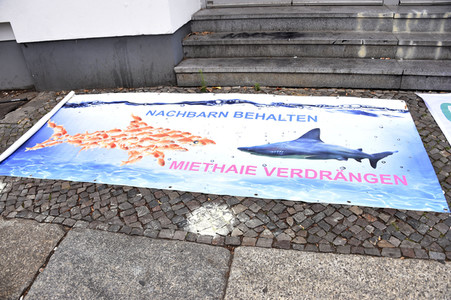 Demonstration zur Rettung des Kinos Colosseum in Berlin