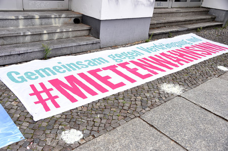 Demonstration zur Rettung des Kinos Colosseum in Berlin