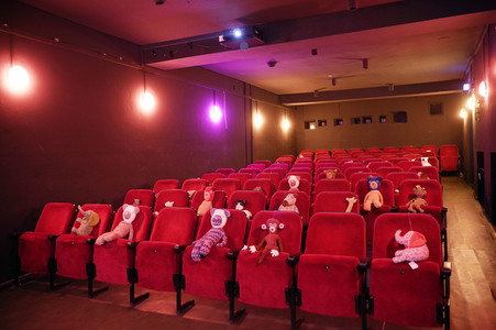 Wiedereröffnung des Programmkinos 'Klick' nach dem Corona-Lockdown in Berlin