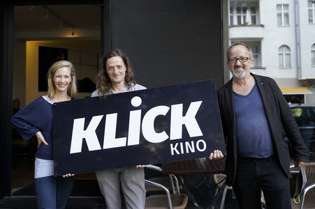 Wiedereröffnung des Programmkinos 'Klick' nach dem Corona-Lockdown in Berlin