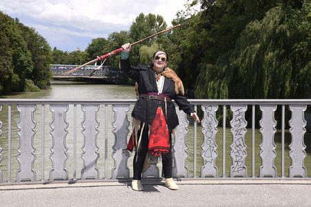 Pressetermin mit Willy Michl in München