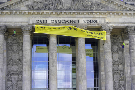 Greenpeace Kohleprotest in Berlin