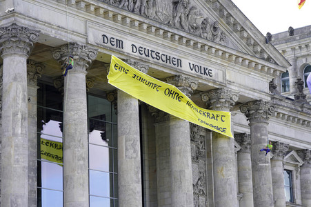 Greenpeace Kohleprotest in Berlin