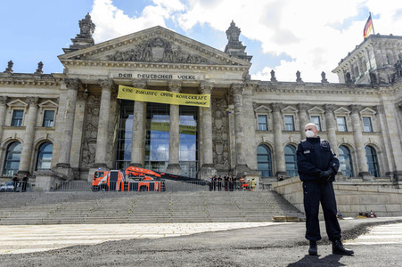 Greenpeace Kohleprotest in Berlin