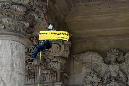 Greenpeace Kohleprotest in Berlin