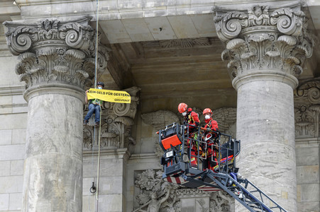 Greenpeace Kohleprotest in Berlin