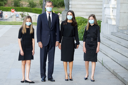 Gedenkmesse für die Opfer des Coronavirus in Madrid