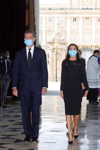 Gedenkmesse für die Opfer des Coronavirus in Madrid