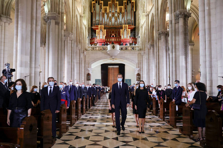 Gedenkmesse für die Opfer des Coronavirus in Madrid
