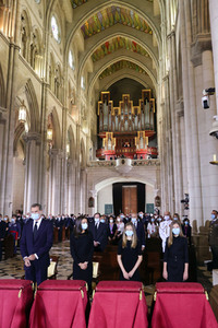 Gedenkmesse für die Opfer des Coronavirus in Madrid