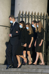 Gedenkmesse für die Opfer des Coronavirus in Madrid