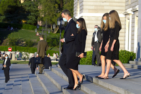 Gedenkmesse für die Opfer des Coronavirus in Madrid