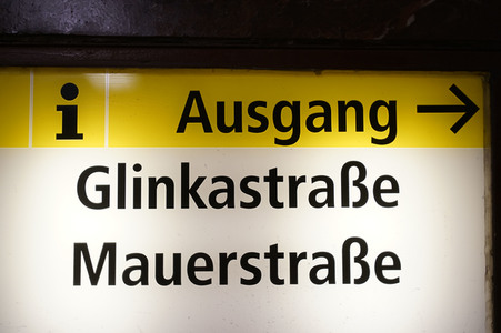 Symbolfoto Mohrenstraße in Berlin