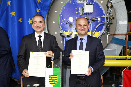 Unterzeichnung des Letter of Intent 'Klimaneutrale Fernwärme für die Europastadt Görlitz/Zgorzelec'