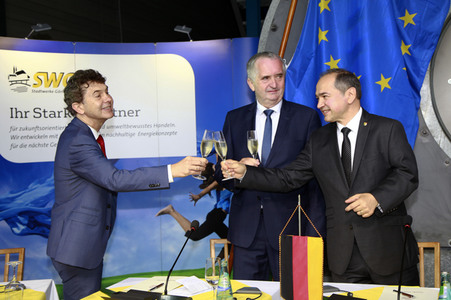 Unterzeichnung des Letter of Intent 'Klimaneutrale Fernwärme für die Europastadt Görlitz/Zgorzelec'