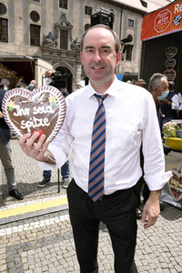 Schausteller-Kundgebung 'Rettet unsere Märkte und Volksfeste' in München