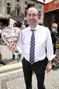 Schausteller-Kundgebung 'Rettet unsere Märkte und Volksfeste' in München