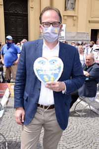 Schausteller-Kundgebung 'Rettet unsere Märkte und Volksfeste' in München