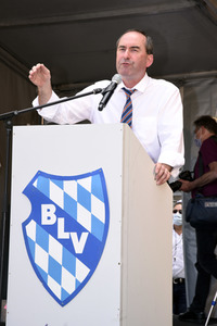 Schausteller-Kundgebung 'Rettet unsere Märkte und Volksfeste' in München