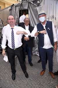 Schausteller-Kundgebung 'Rettet unsere Märkte und Volksfeste' in München