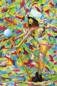 Jörg Düsterwald beim World Bodypainting Festival 2020 online in Hameln