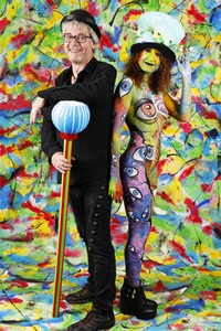 Jörg Düsterwald beim World Bodypainting Festival 2020 online in Hameln