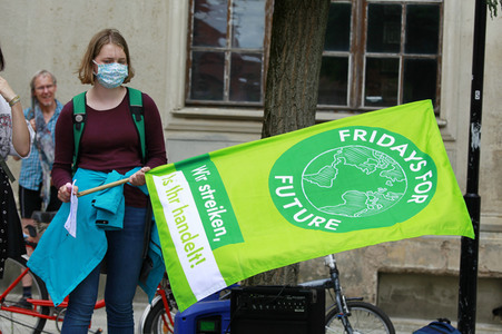 Protestaktion von Fridays For Future in Görlitz