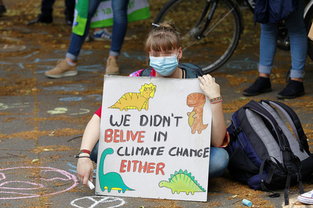 Protestaktion von Fridays For Future in Görlitz