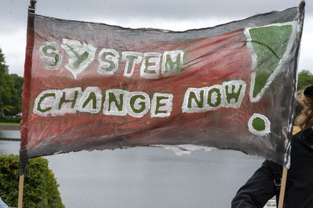 Protestaktion von Fridays For Future in Hamburg