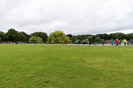 Protestaktion von Fridays For Future in Hamburg