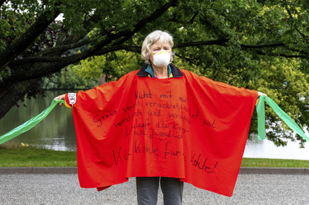 Protestaktion von Fridays For Future in Hamburg