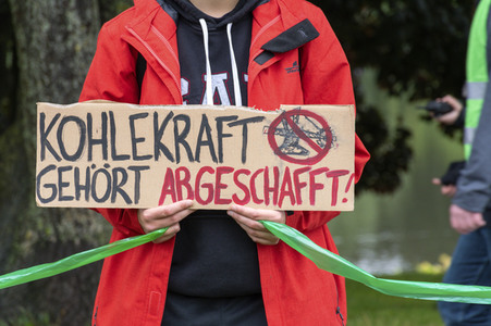 Protestaktion von Fridays For Future in Hamburg