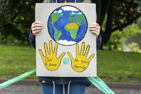 Protestaktion von Fridays For Future in Hamburg